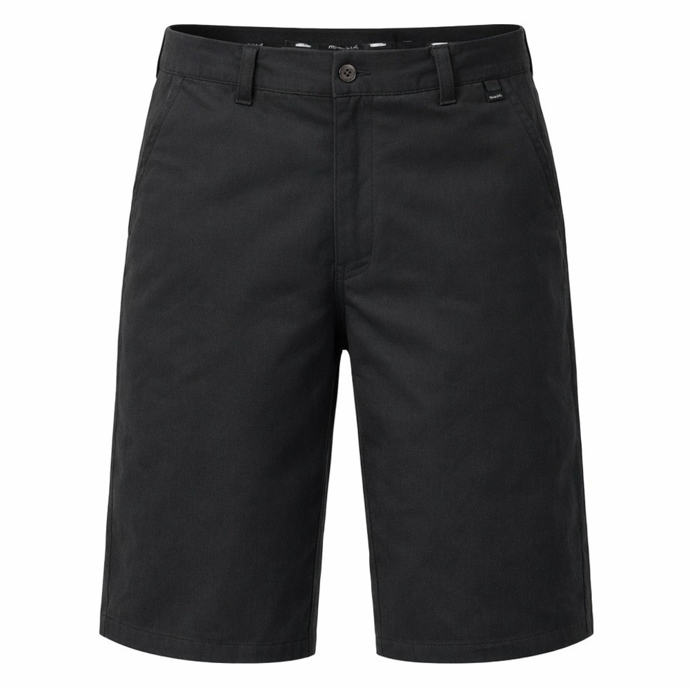 TravisMathew Golf Shorts‎ Men 34 Black Stretch Performance Flat Front Solid